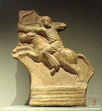 Relief of a Parthian cavalryman