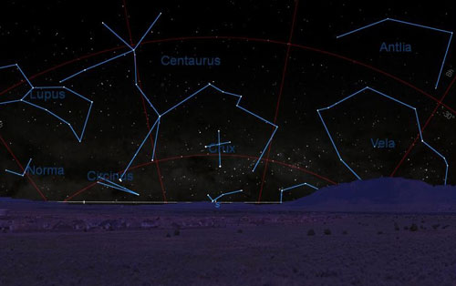 Stellar cross of the Magi