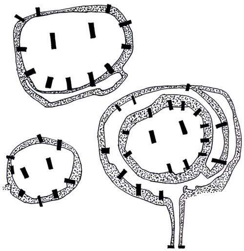 Floor plans Gobekli Tepe
