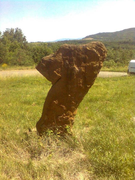 The standing stone at St Sernin..