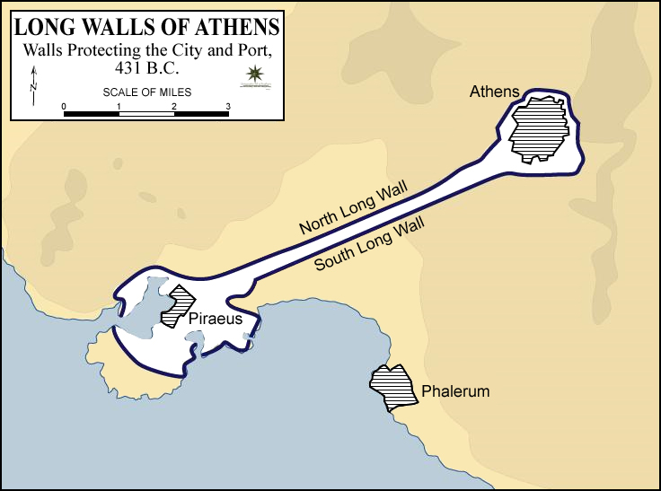 The Long Walls Of Athens