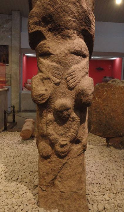The famous Totem of Gobekli Tepe, hand - hand....